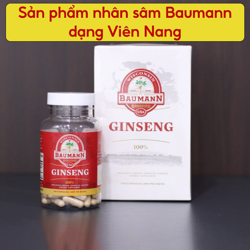 Nhân sâm Baumann dạng viên nang