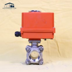 Van bi 3 mảnh inox gắn đầu điện