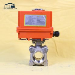 Van bi 3 mảnh inox gắn đầu điện