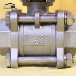 Van bi 3 mảnh inox gắn đầu điện